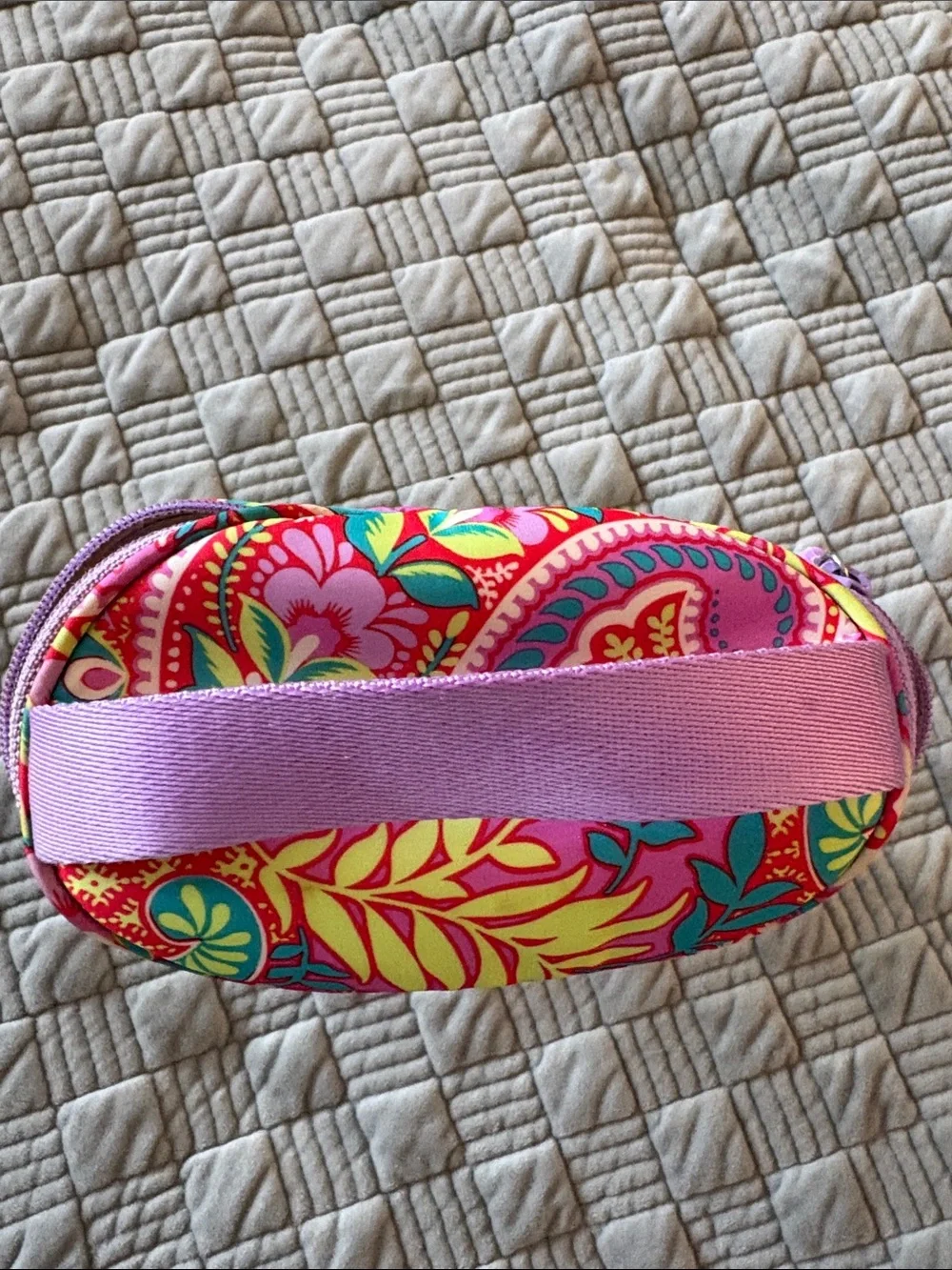 Vera Bradley Clear Lotion Bag Cosmetic Travel Paisley in Paradise